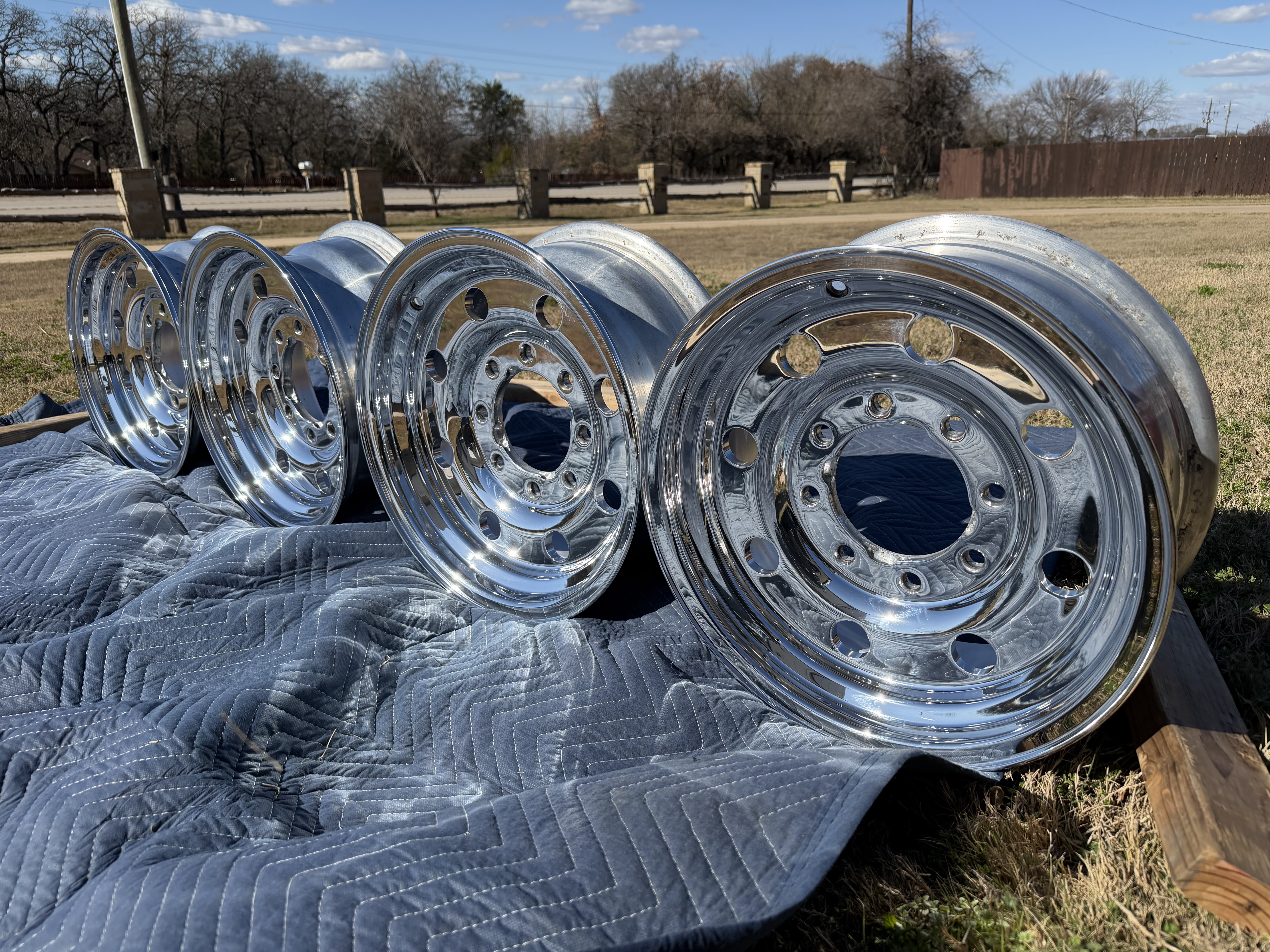 Exhaust polishing mirror finish — Nautical Polishing Burleson TX