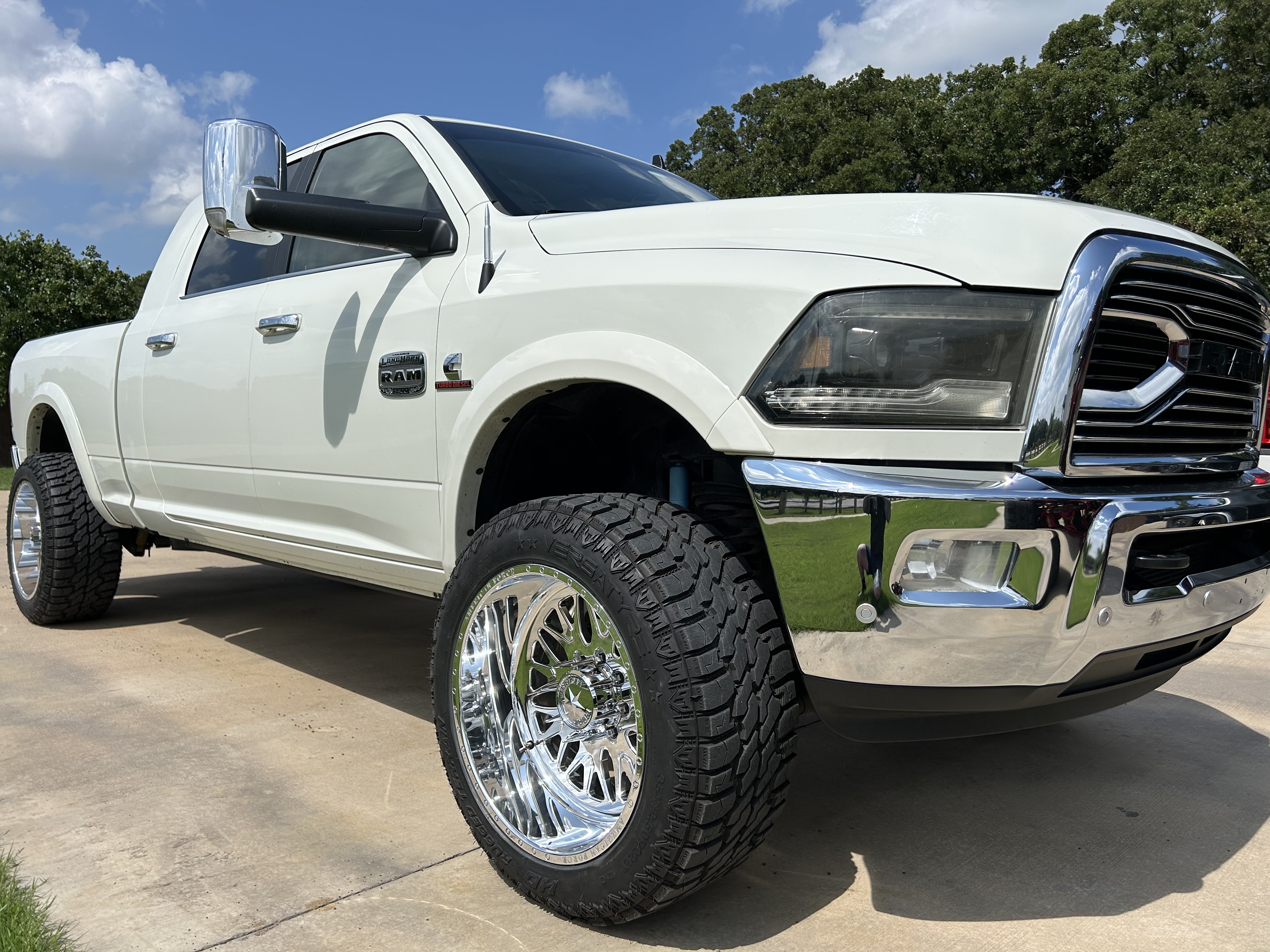 Polished aluminum steering stabilizer — Nautical Polishing Burleson TX