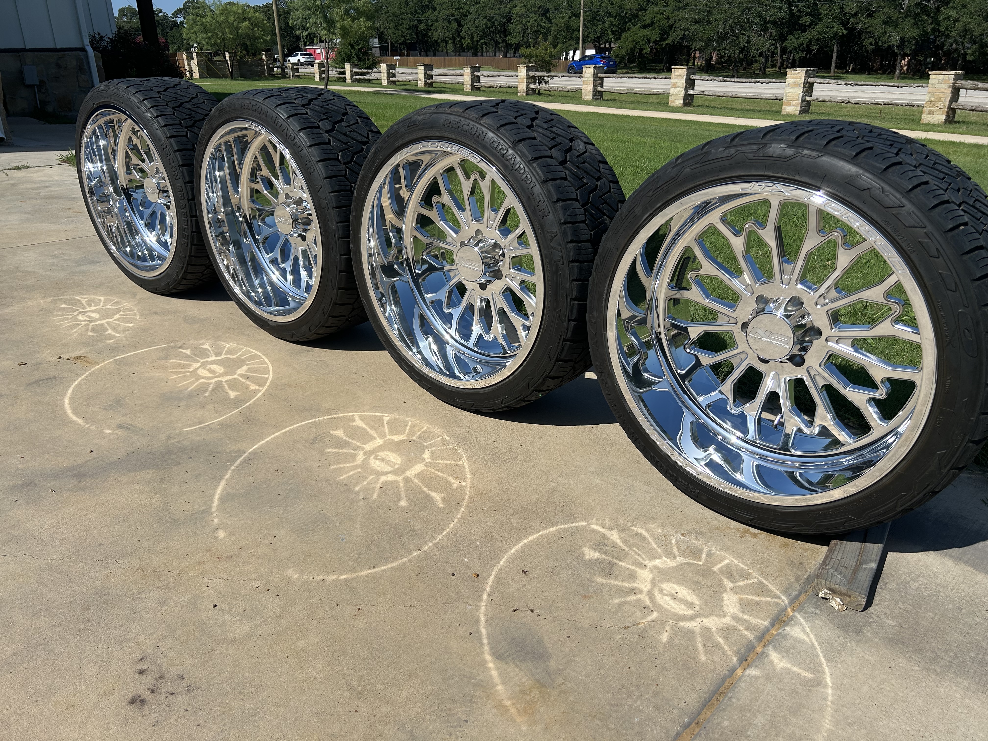 Polished aluminum truck overlay — Nautical Polishing Burleson TX