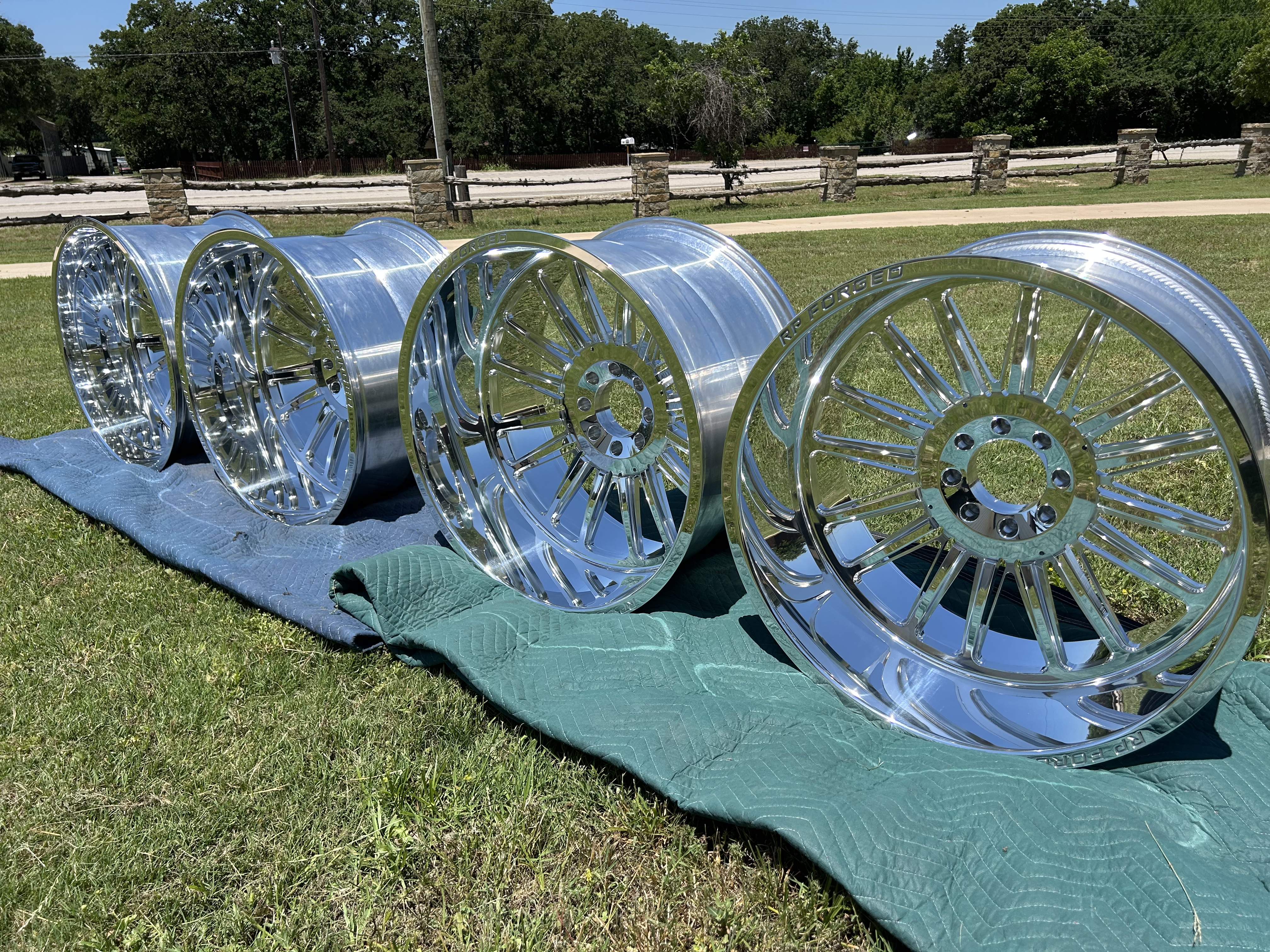 Polished aluminum engine parts — Nautical Polishing Burleson TX