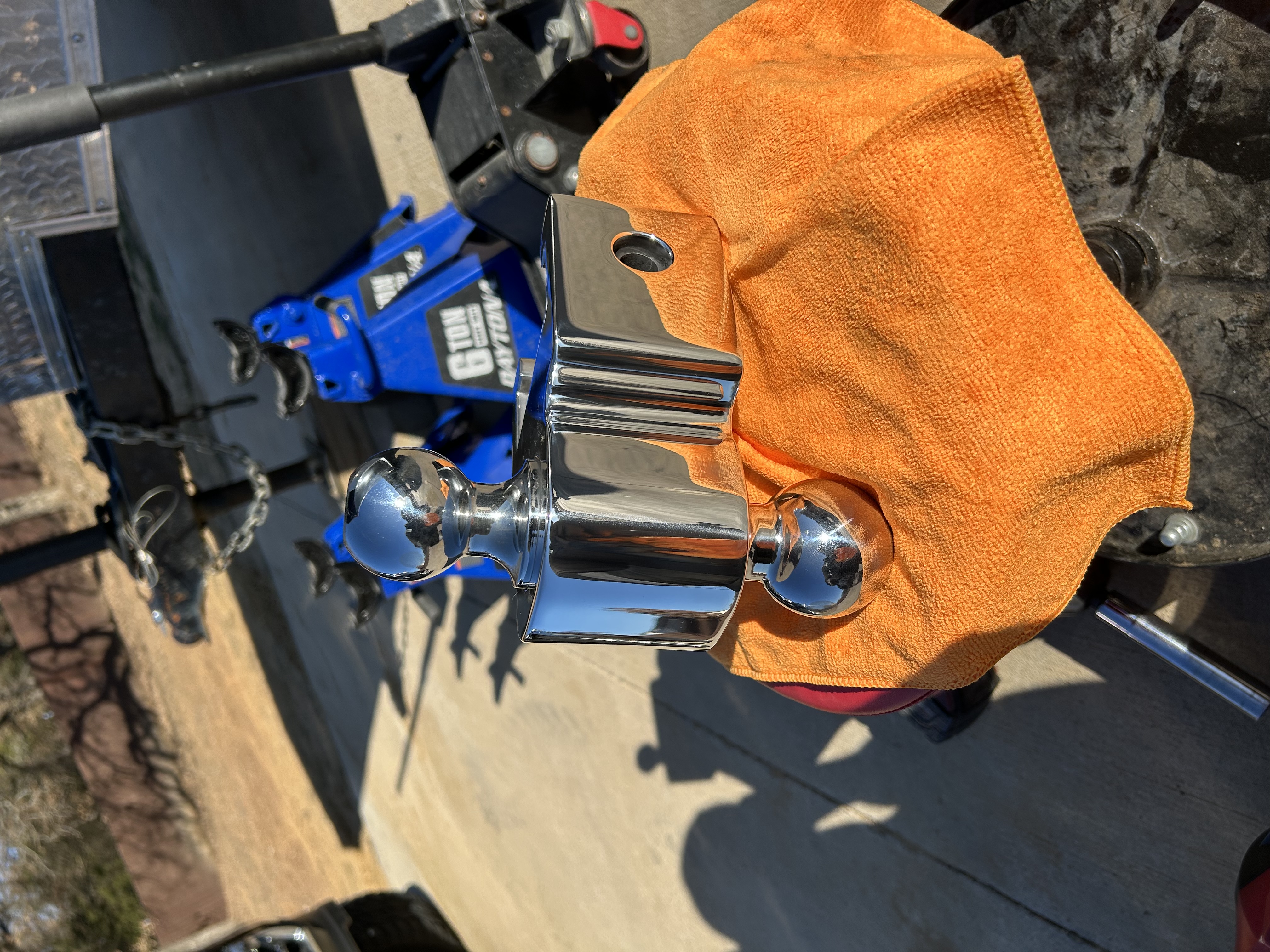 Oxidized aluminum boat hull before polishing — Nautical Polishing Burleson TX