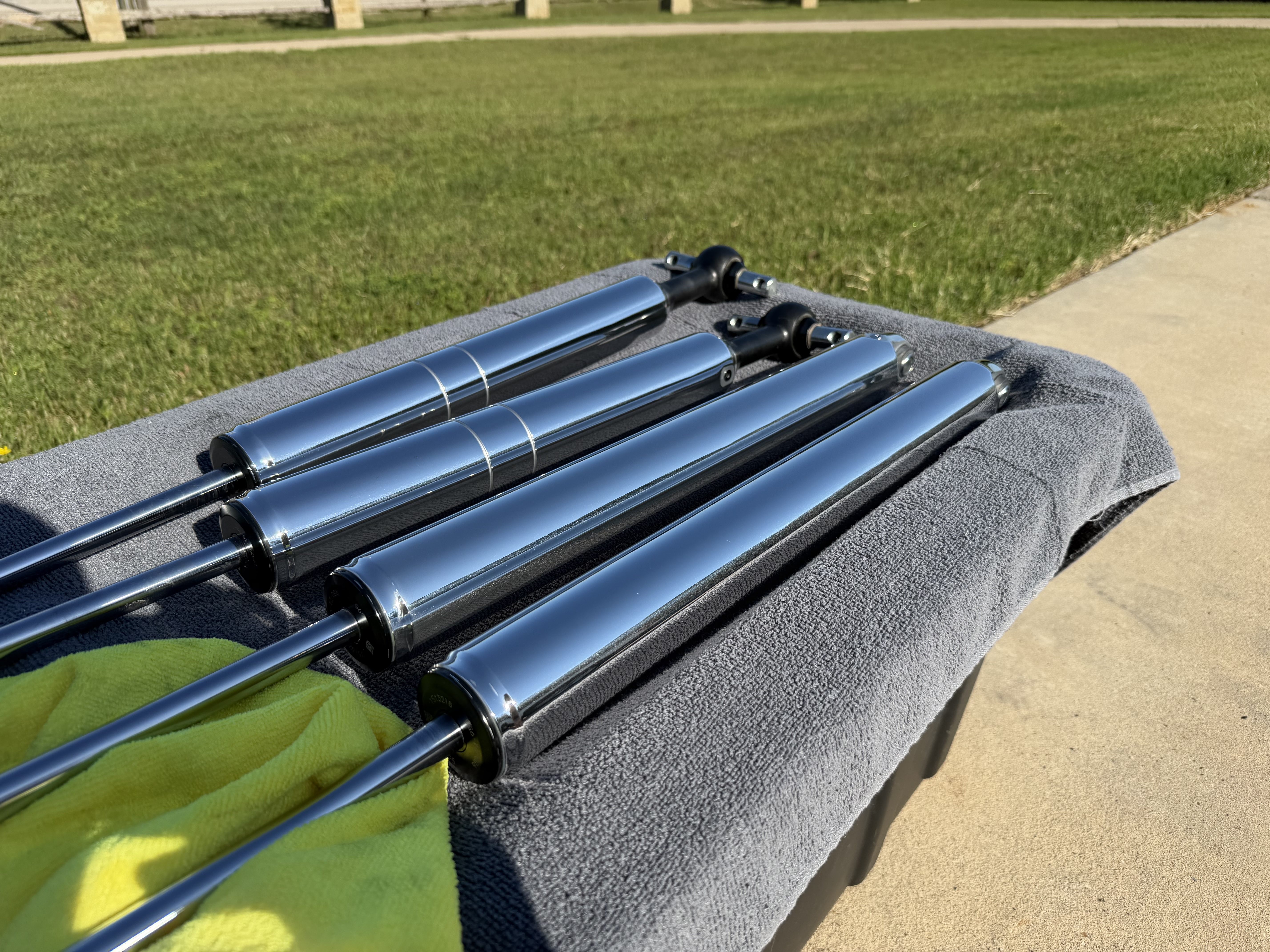 Aluminum polishing work Burleson TX — Nautical Polishing